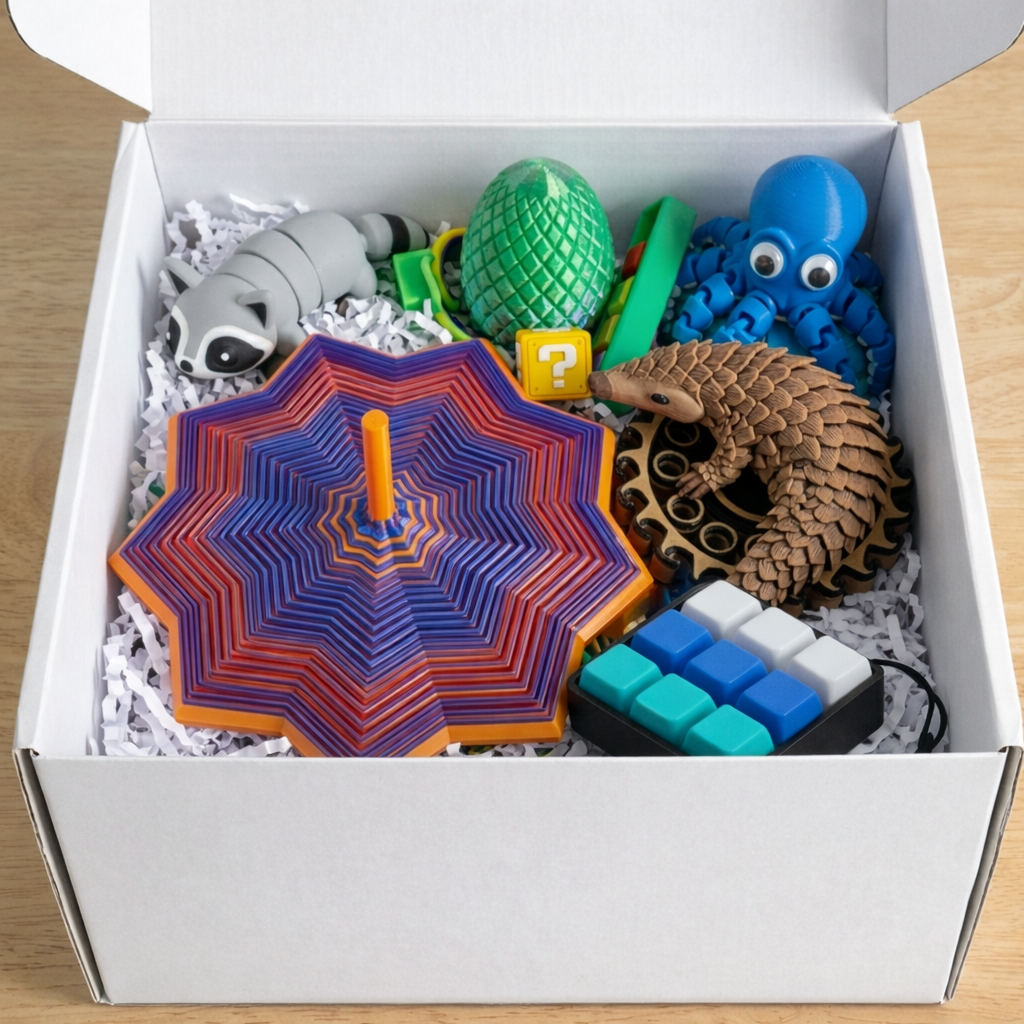 Fidget & Articulated Toys Box for Kids & Adults