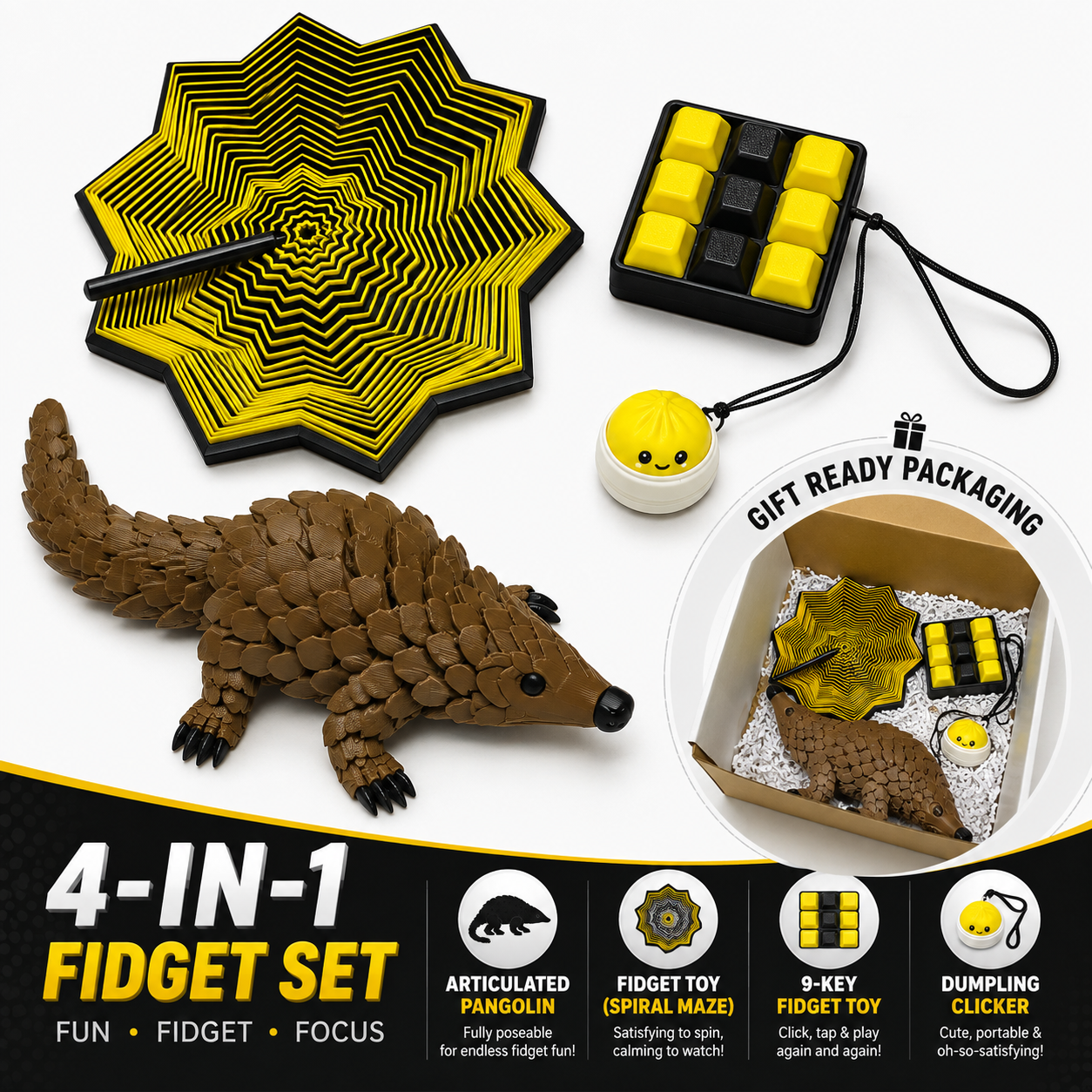Fidget Toys Box for Kids & Adults