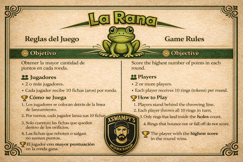 Rana Colombiana, Family game